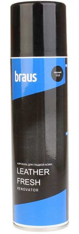 Aerosol paint for SMOOTH leather Braus 48018