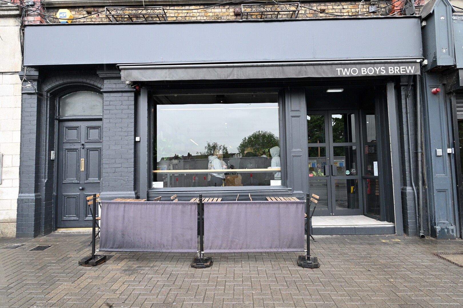 Exterior view of Two Boys Brew in Dublin.